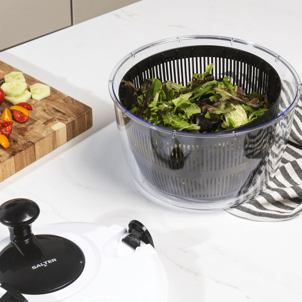 Salter Salad Spinner – 5 Litre - KITCHEN HAND TOOLS - Beattys of Loughrea