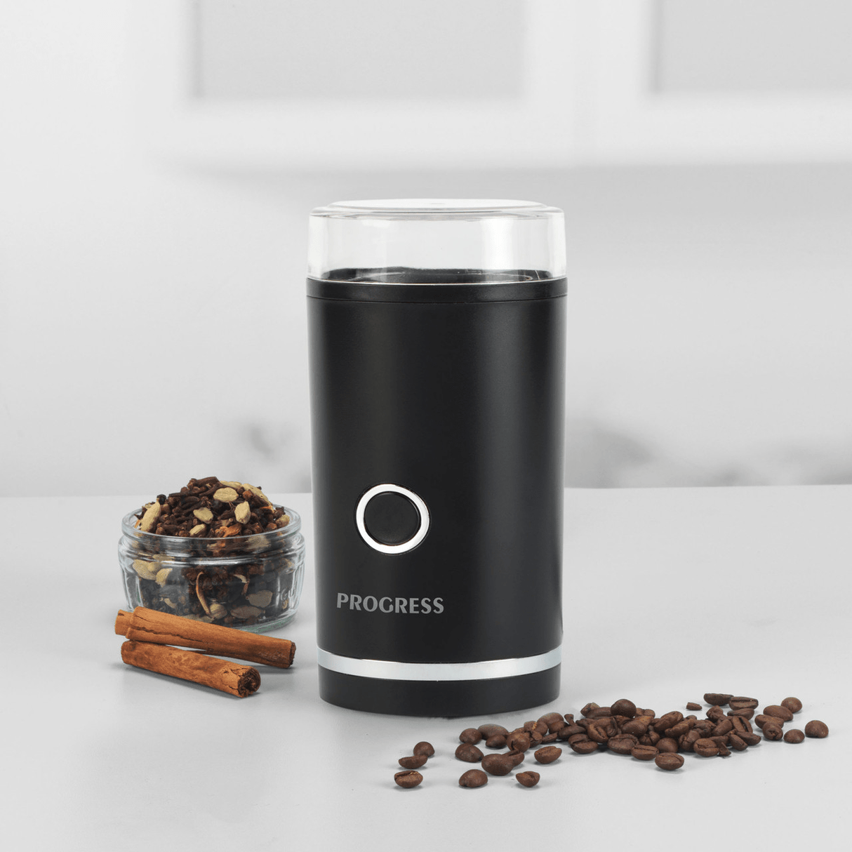 Progress Electric Coffee Grinder – Black - COFFEE MAKERS / ACCESSORIES - Beattys of Loughrea