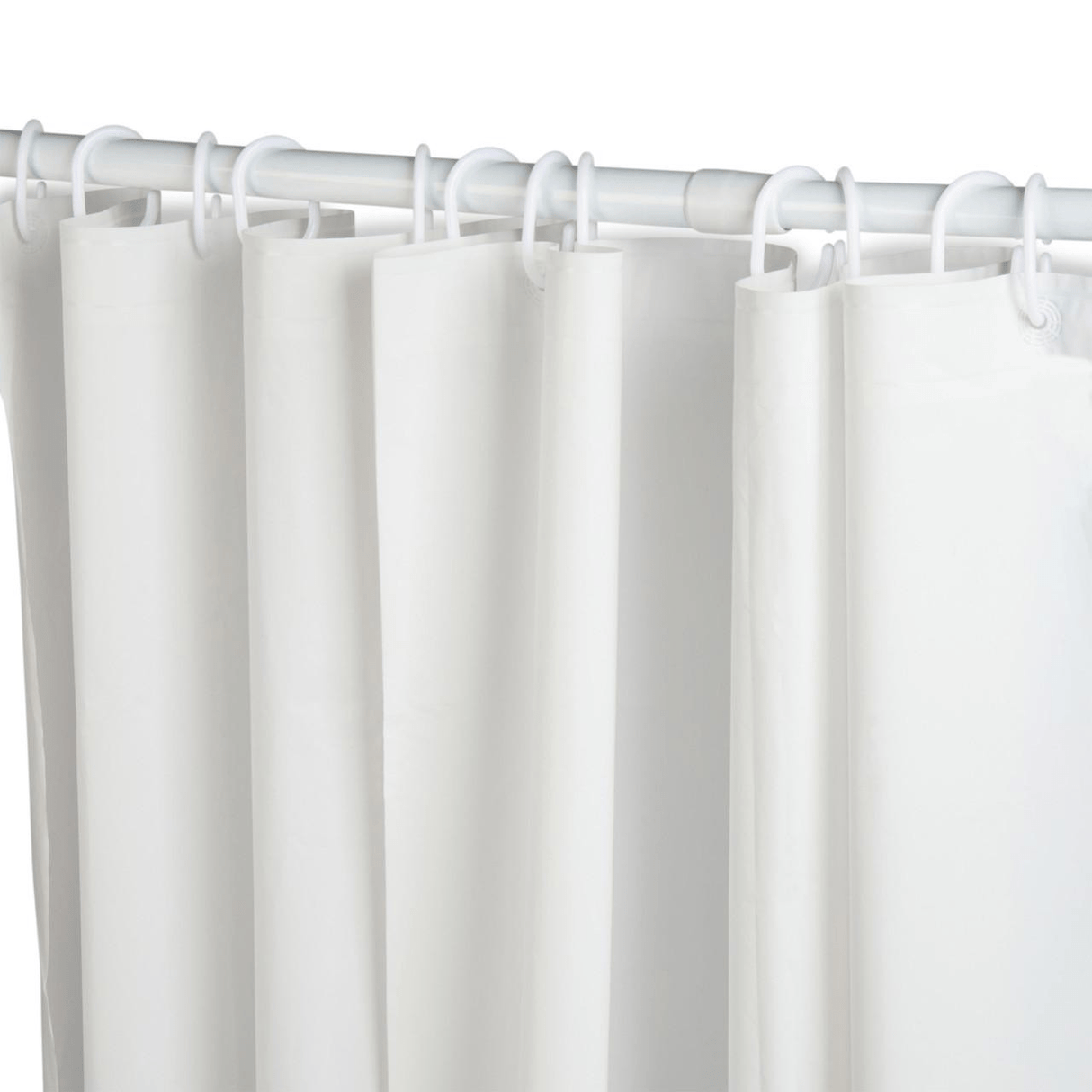 Beldray Antibac Shower Curtain with Hooks - SHOWER CURTAIN & CLIPS - Beattys of Loughrea