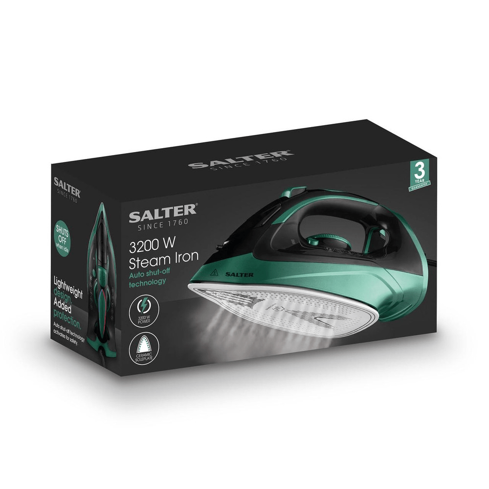 Salter Steam Iron - 3200W - IRONS - Beattys of Loughrea
