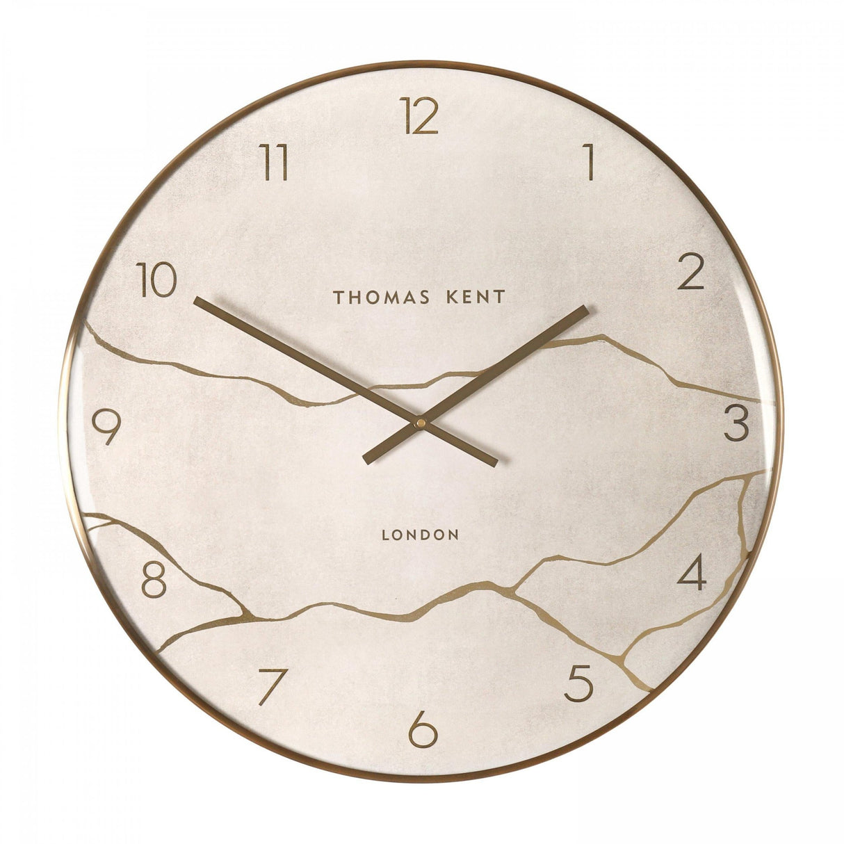 Thomas Kent 26" Oyster Wall Clock Stone - CLOCKS - Beattys of Loughrea