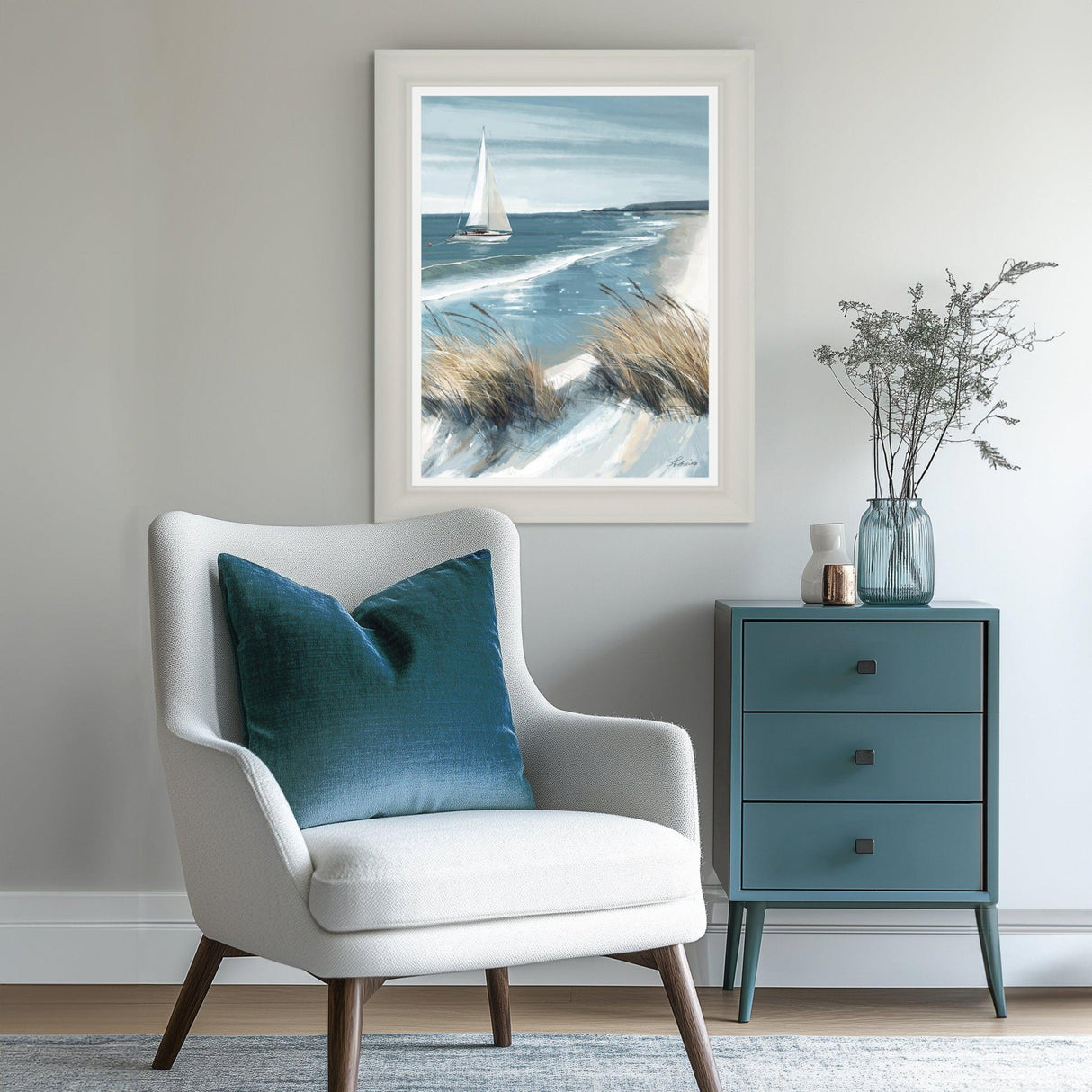 White Sails Framed Wall Art - PICTURES, PAINTINGS - Beattys of Loughrea