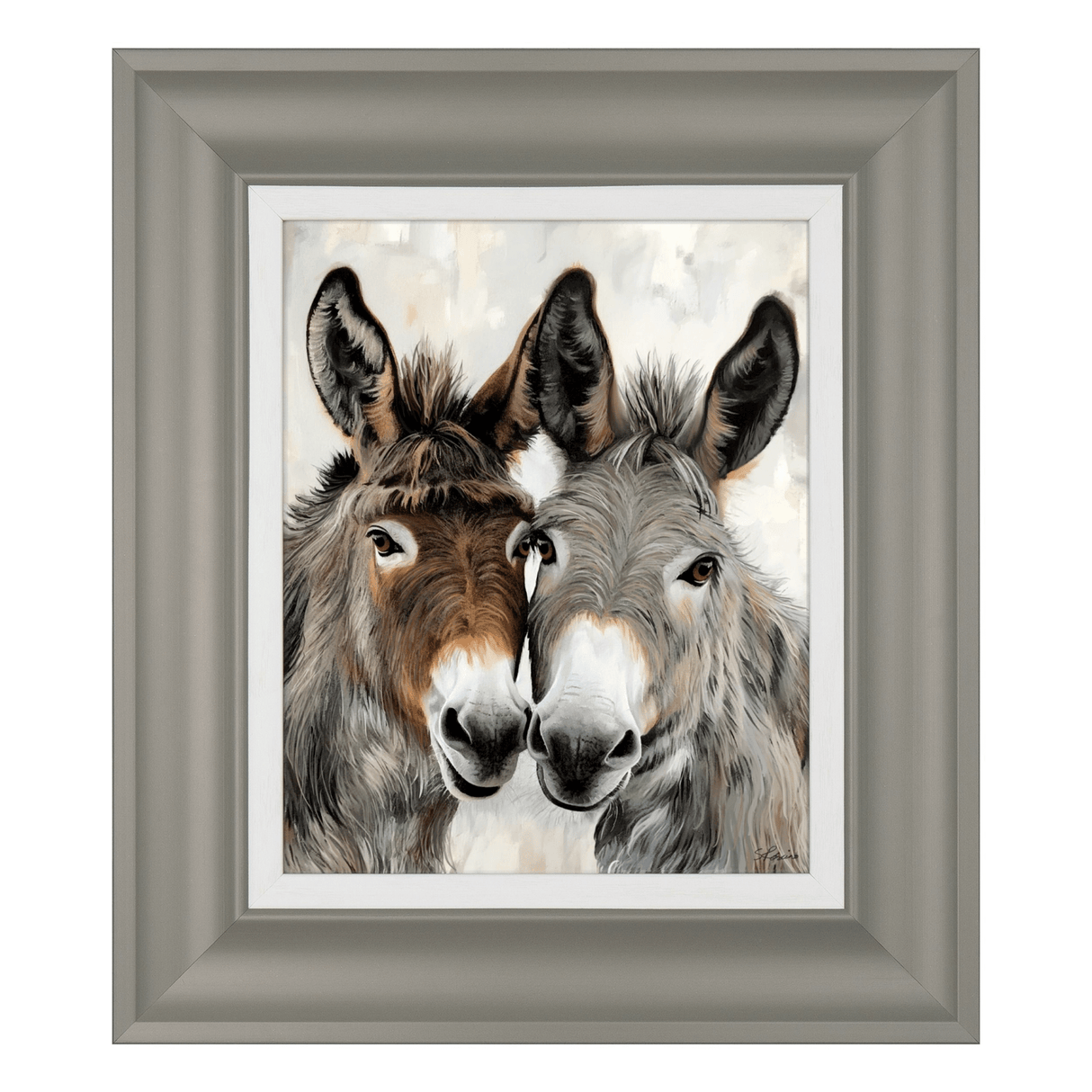 Eey and Ore and Abe and Lincoln Framed Wall Art - Set of 2 - PICTURES, PAINTINGS - Beattys of Loughrea