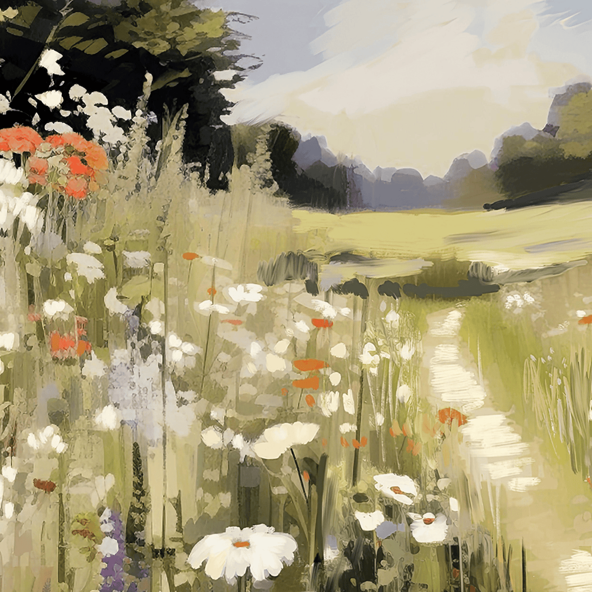 Wildflower Wander Framed Wall Art - PICTURES, PAINTINGS - Beattys of Loughrea