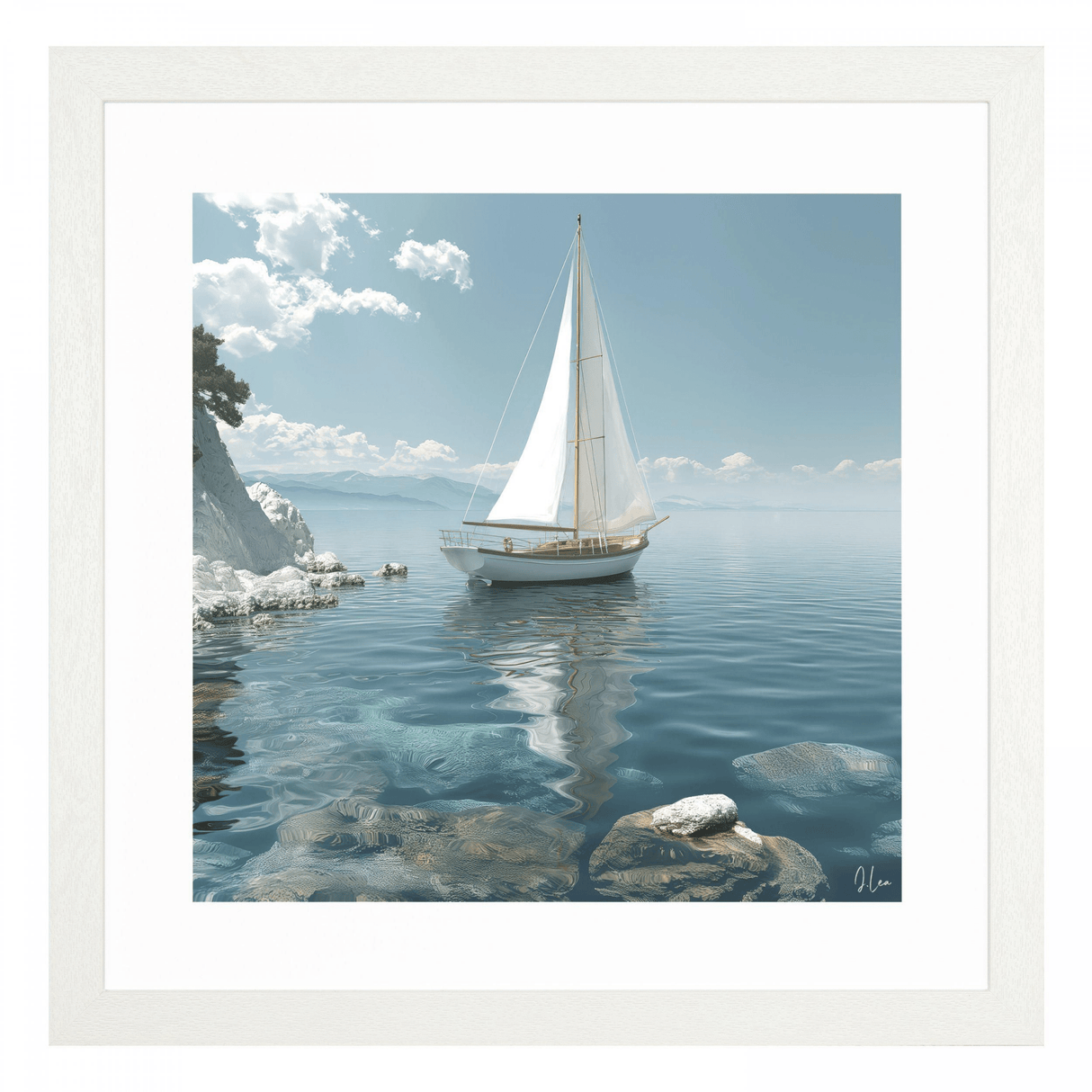 Azure Reflections Framed Wall Art - PICTURES, PAINTINGS - Beattys of Loughrea