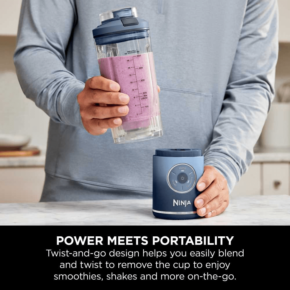 Ninja Blast Max Portable Blender - Navy BC251UKNV - FOOD PROCESSORS - Beattys of Loughrea