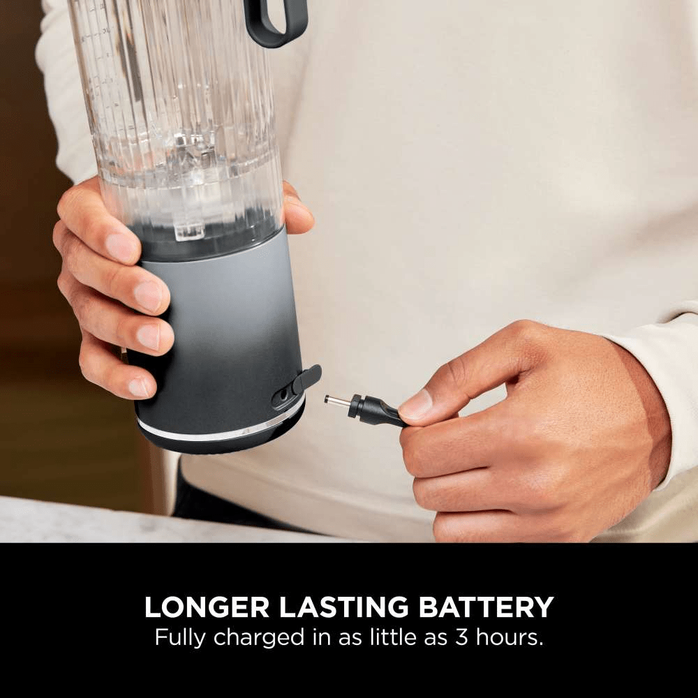 Ninja Blast Max Portable Blender - Cool Grey BC251UKGY - FOOD PROCESSORS - Beattys of Loughrea