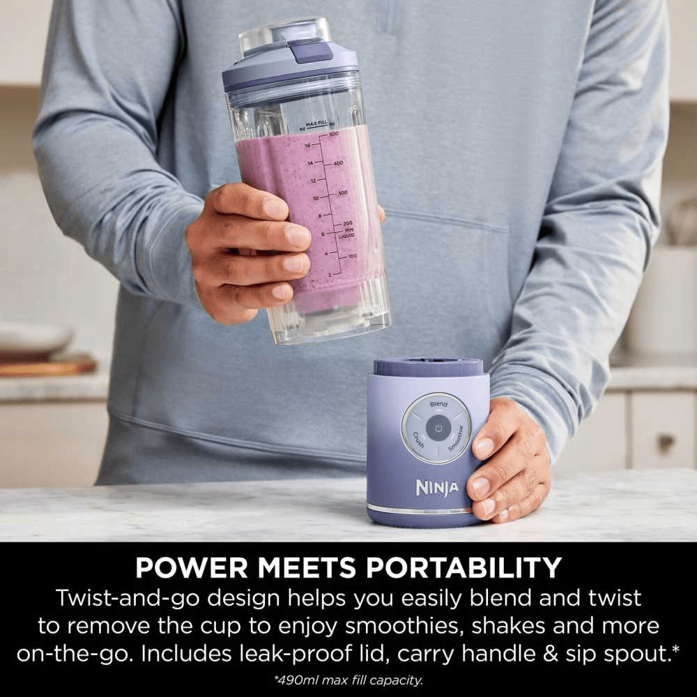 Ninja Blast Max Portable Blender - Lavender BC251UKLD - FOOD PROCESSORS - Beattys of Loughrea