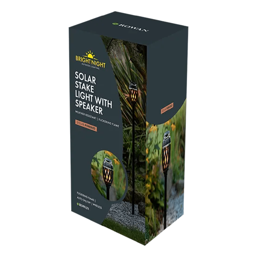 Flame Stake Light with Speaker - GARDEN ORNAMENTS INCL SOLAR - Beattys of Loughrea