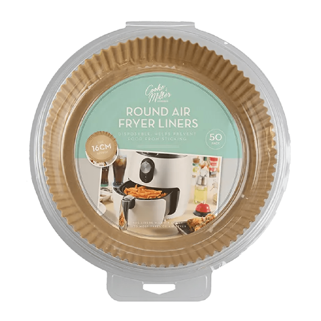 Air Fryer Liner Round Dia.16cm 50pk - MICROWAVE WARE/FOILS/FREEZER BAG - Beattys of Loughrea