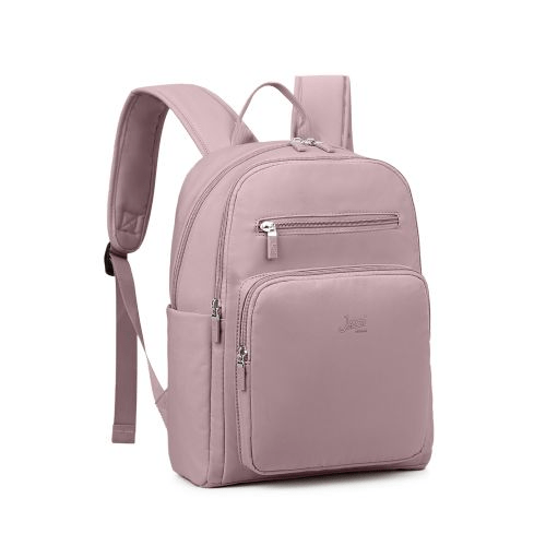 Jazzi Nylon Backpack Pink Lilac - RUCKSACK BACKPACK SCHOOL BAG - Beattys of Loughrea