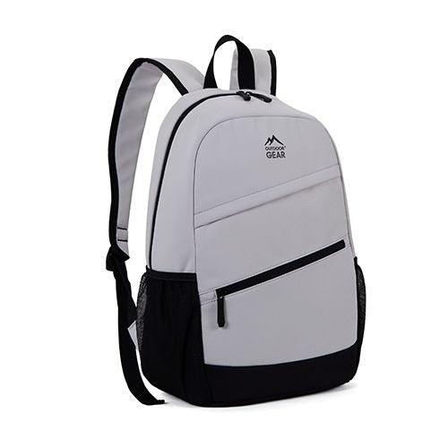 Casual Backpack 4603 - Silver - RUCKSACK BACKPACK SCHOOL BAG - Beattys of Loughrea