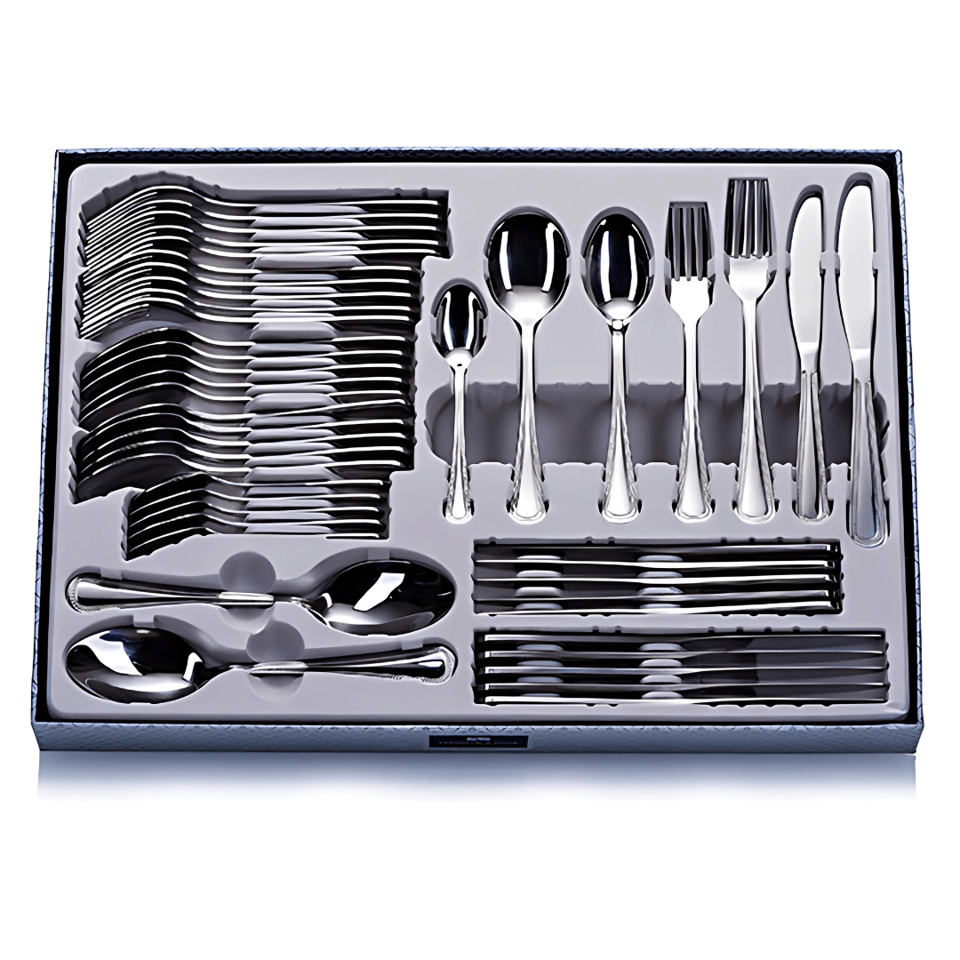 Newgrange Living 44 piece Adare Cutlery Set - CUTLERY/KNIFE SET/BLOCK - Beattys of Loughrea