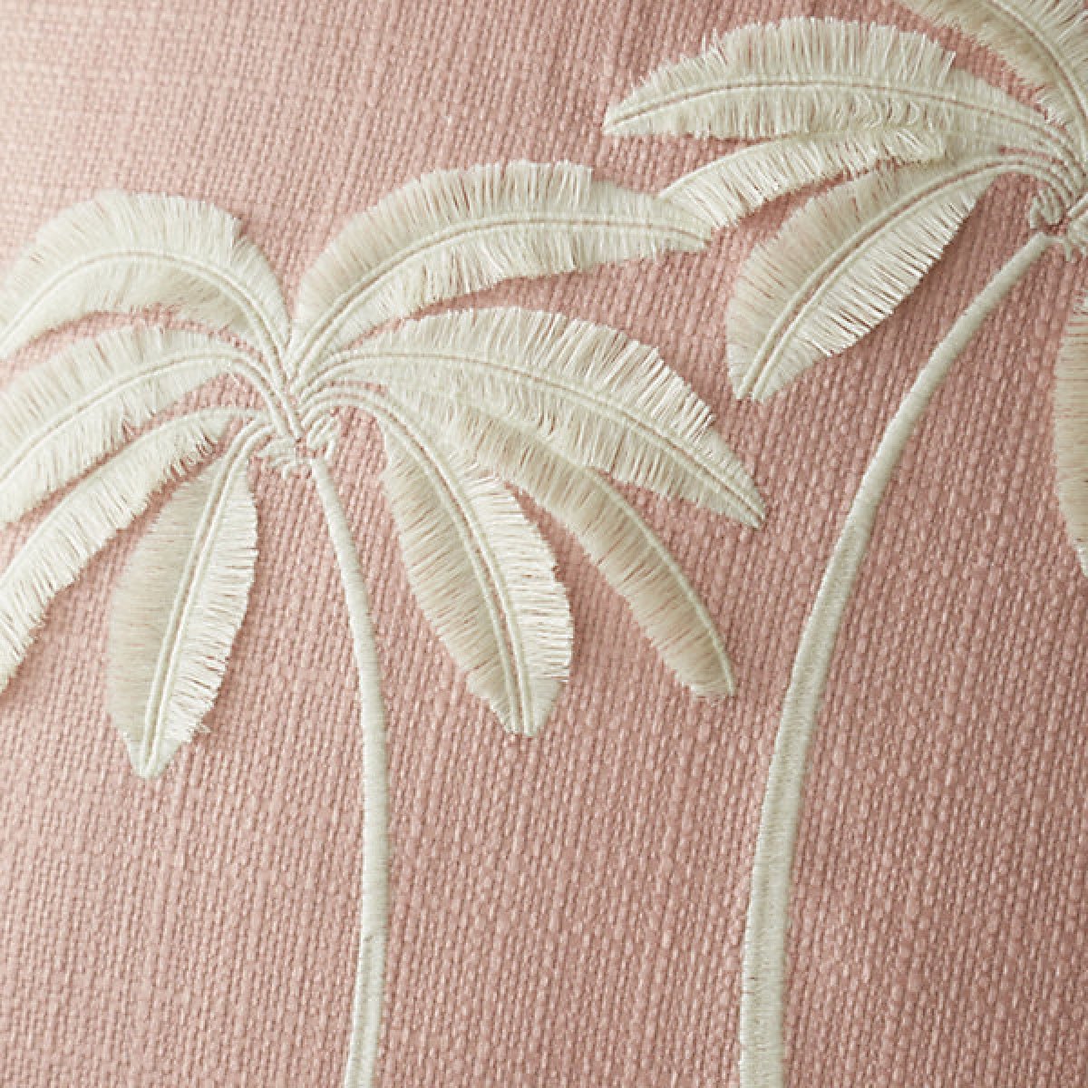 Catherine Lansfield Paradiso Tufted Palm 45 x 45cm Cushion Clay - CUSHIONS/COVERS - Beattys of Loughrea