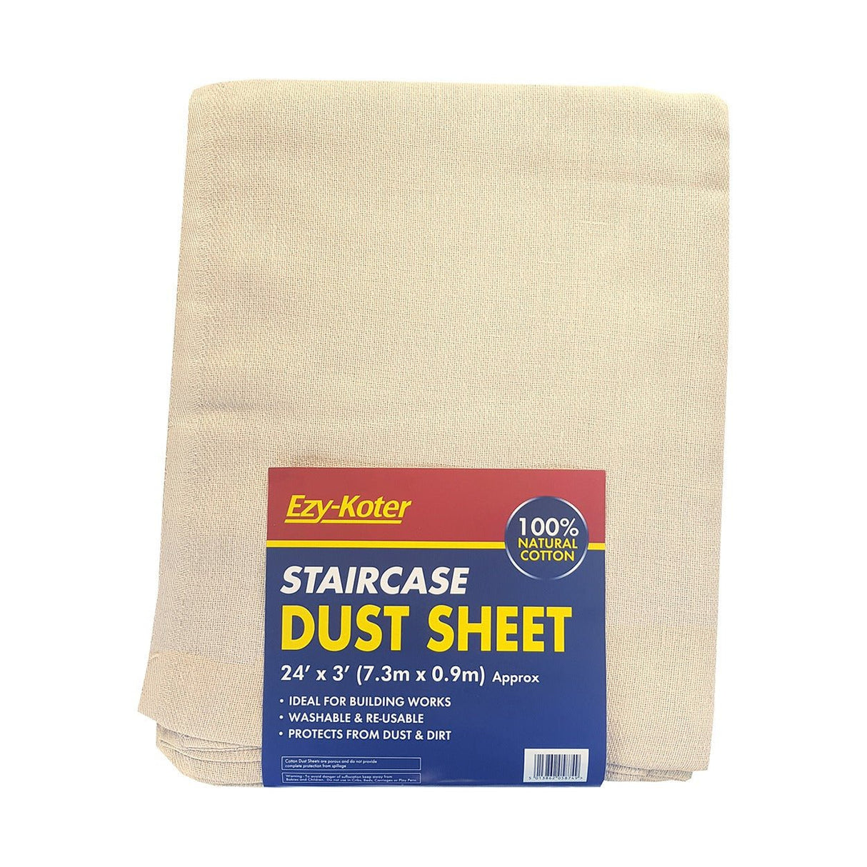 Fleetwood Ezyk Dust Sheet Stair Runner 24ft X 3ft - PAINT TOOLS - Beattys of Loughrea