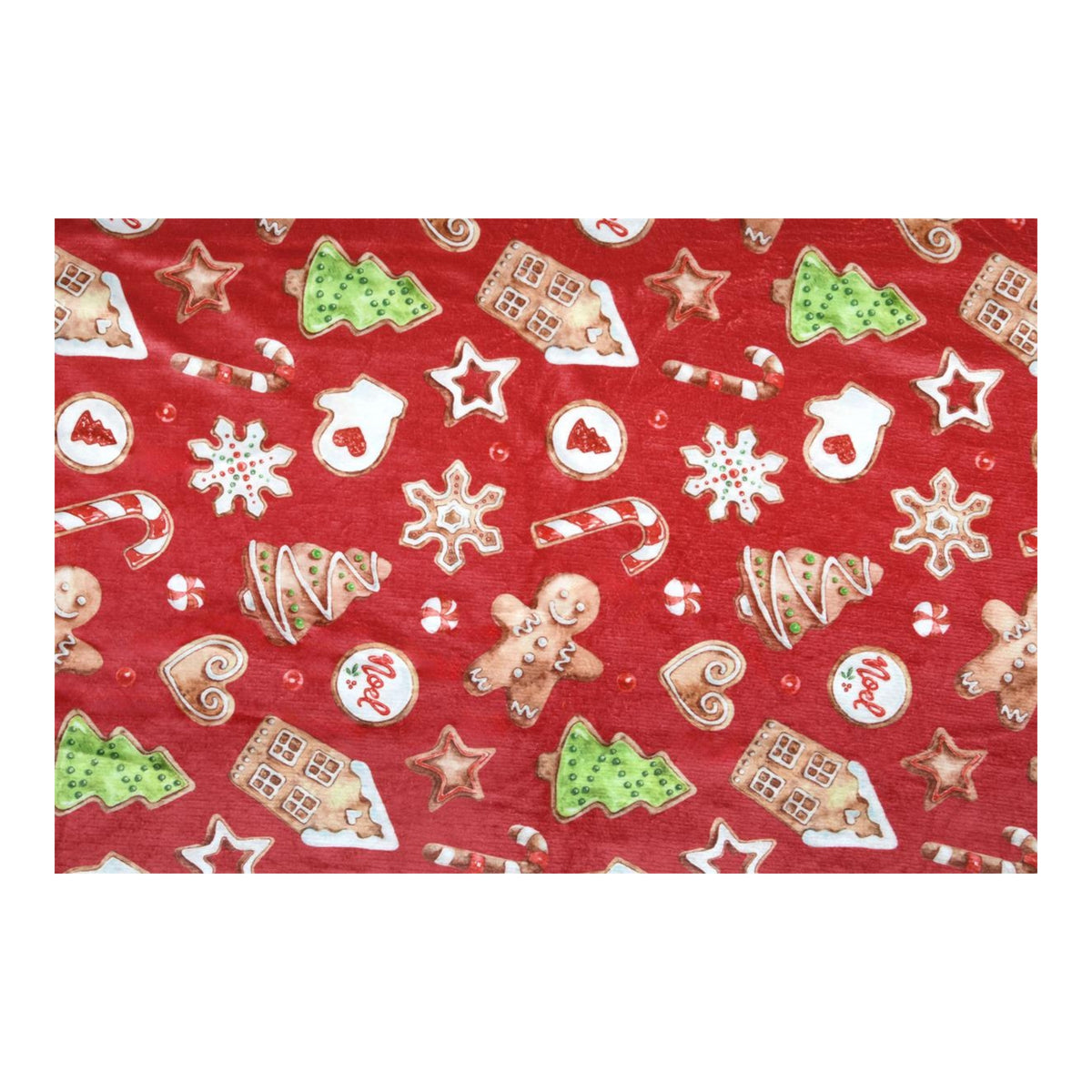 STOF Hohoho Christmas Throw, Multicolour, 130x160cm - THROWS/BLANKETS - Beattys of Loughrea