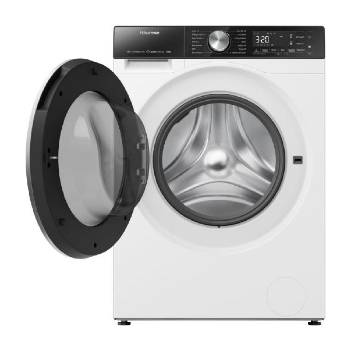 Hisense 12kg 1400rpm A Rated Washing Machine | White - WASHING MACHINE WASHER - Beattys of Loughrea
