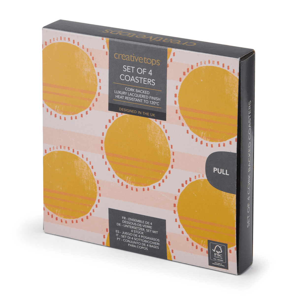 Creative Tops Spot Print Pack of 4 Premium Coasters - TABLEMATS/COASTERS - Beattys of Loughrea