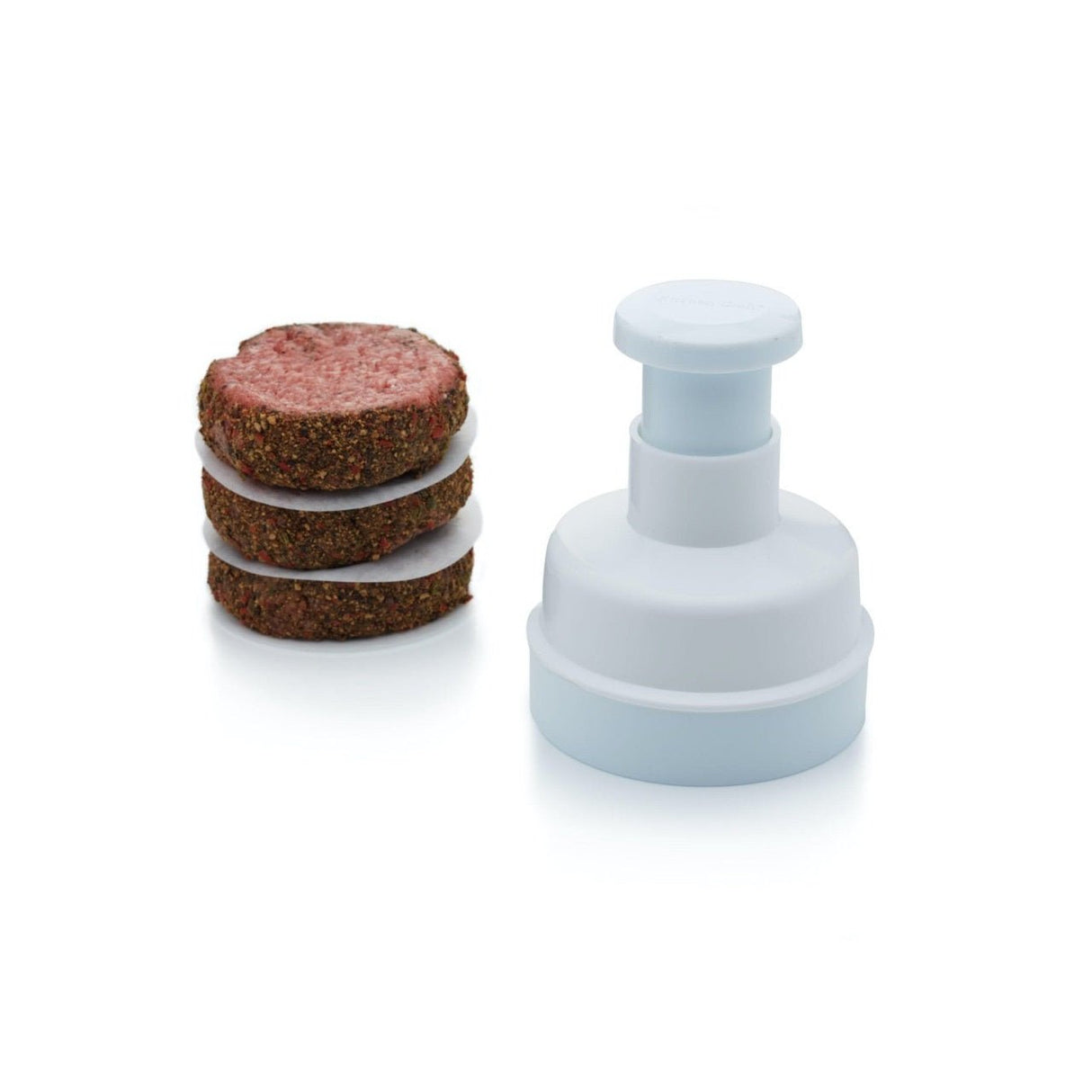 KitchenCraft Hamburger Maker With 100 Wax Discs - KITCHEN HAND TOOLS - Beattys of Loughrea