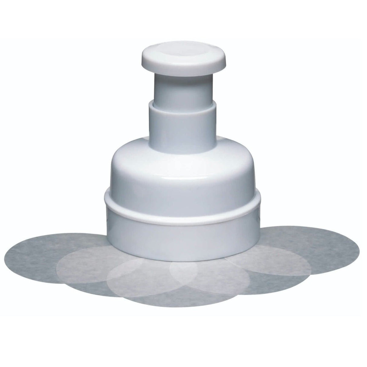 KitchenCraft Hamburger Maker With 100 Wax Discs - KITCHEN HAND TOOLS - Beattys of Loughrea