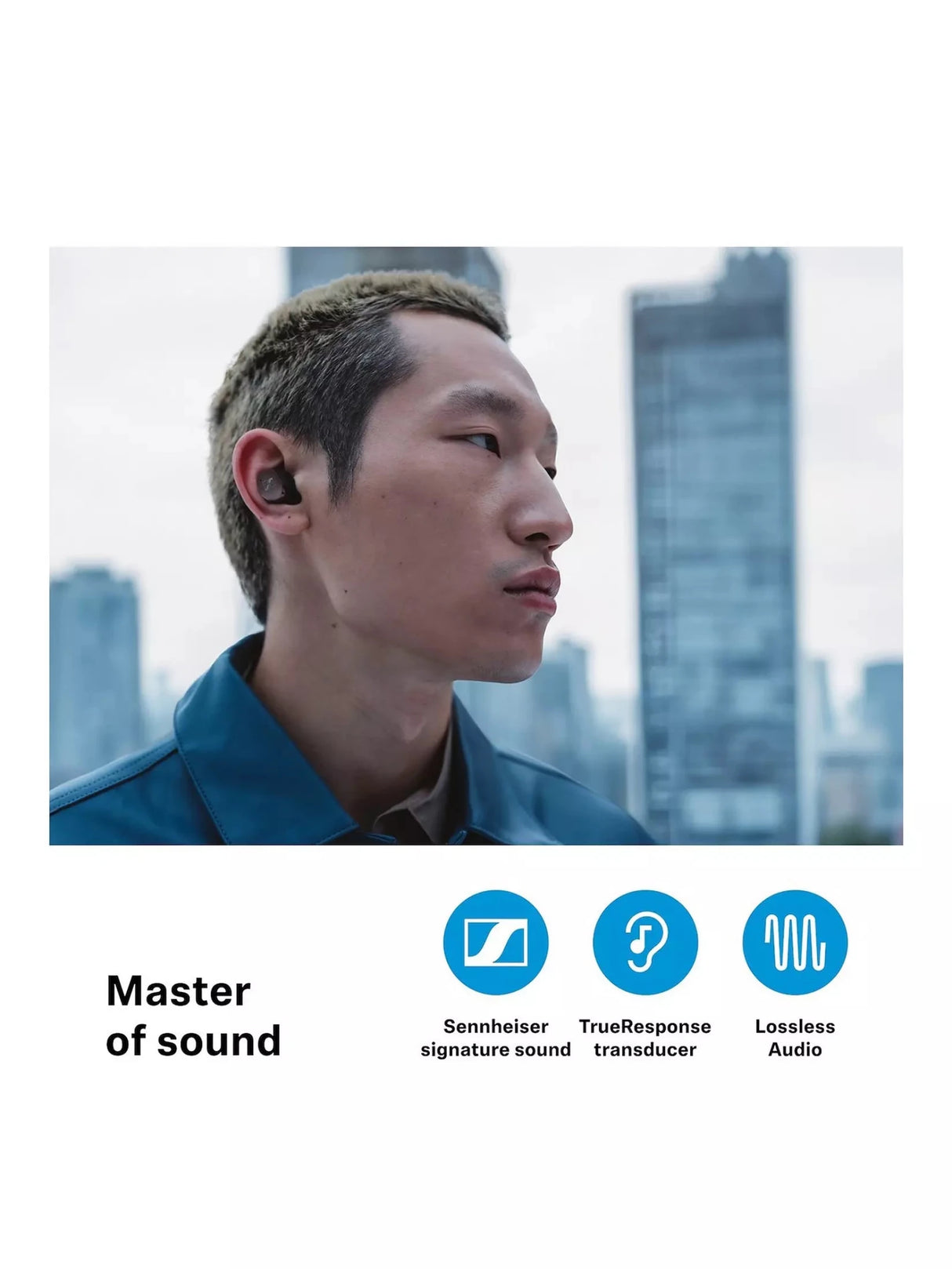 Sennheiser MOMENTUM True Wireless 4 Earphones – Black Copper - HEADPHONES / EARPHONES/ MICROPHONE - Beattys of Loughrea