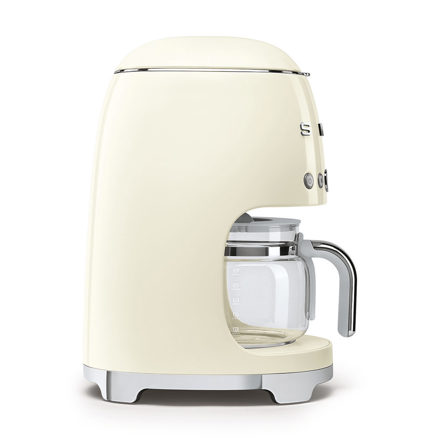Smeg DCF02PBUK Drip Coffee Machine in Cream - COFFEE MAKERS / ACCESSORIES - Beattys of Loughrea