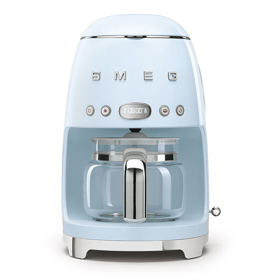 Smeg DCF02PBUK Drip Coffee Machine in Pastel Blue - COFFEE MAKERS / ACCESSORIES - Beattys of Loughrea