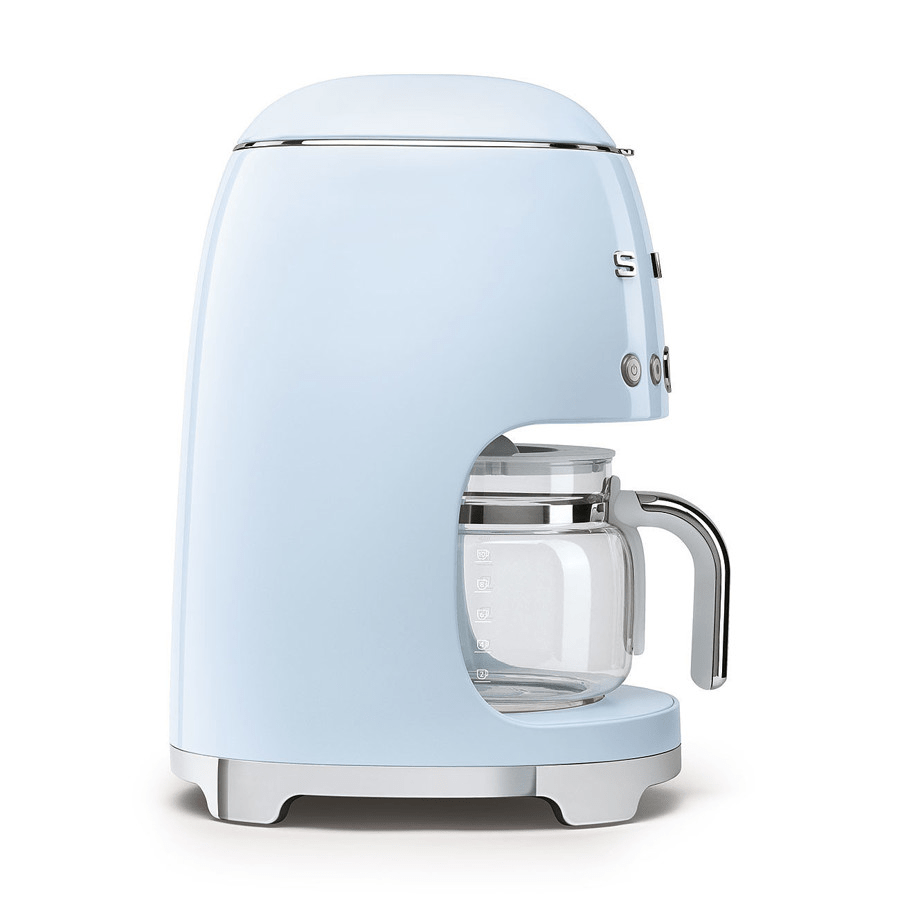 Smeg DCF02PBUK Drip Coffee Machine in Pastel Blue - COFFEE MAKERS / ACCESSORIES - Beattys of Loughrea