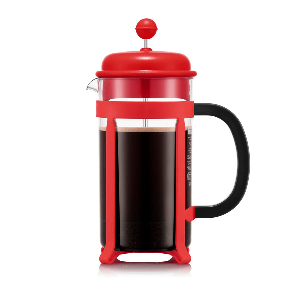 Bodum Java French Press Coffee Maker, 8 cup, 1.0 l, 34 oz Red - TEA/COFFEE MAKER/BODUM/MILLS - Beattys of Loughrea