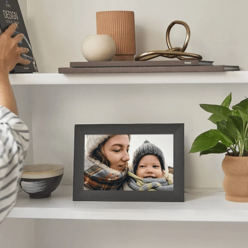 Aura Carver 10.1 Inch WiFi Digital Photo Frame | Gravel - DIGITAL PICTURE FRAME - Beattys of Loughrea