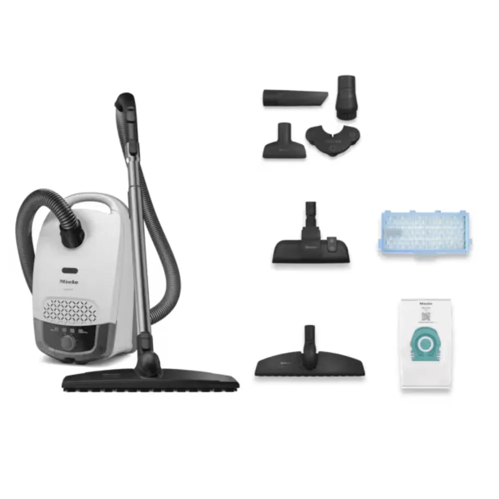 Miele Guard S1 Parquet XL Bagged Vacuum Cleaner - Brilliant White | 12652920 - VACUUM CLEANER NOT ROBOT - Beattys of Loughrea