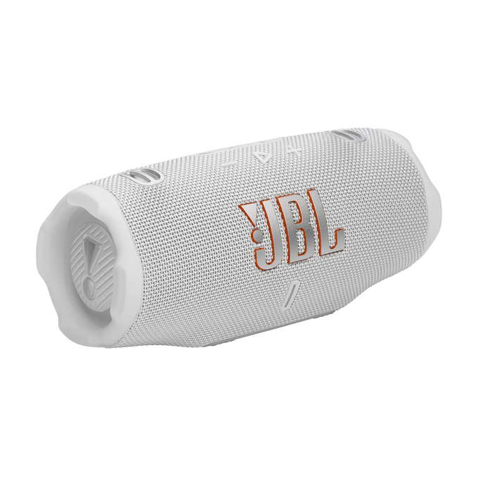 JBL Charge 6 Bluetooth Speaker Water/Dust Proof Auracast - White - SPEAKERS HIFI MP3 PC - Beattys of Loughrea