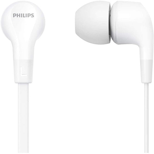 Philips Wired C - Type Earbuds TAE1105WT/00 White - HEADPHONES / EARPHONES/ MICROPHONE - Beattys of Loughrea