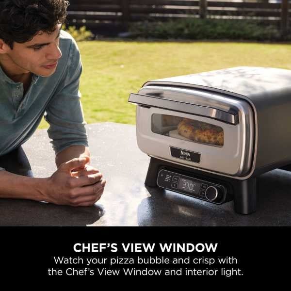 Ninja Artisan Electric Pizza Oven & Air Fryer MO201UK - Outdoor use only - AIR FRYER / DEEP FAT FRYERS - Beattys of Loughrea