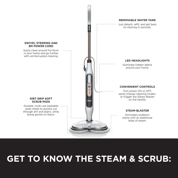 SHARK S8201UK STEAM & SCRUB AUTOMATIC MOP