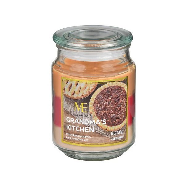 Modern Expressions 18oz Candle Jar 'Grandma's Kitchen' - CANDLES - Beattys of Loughrea
