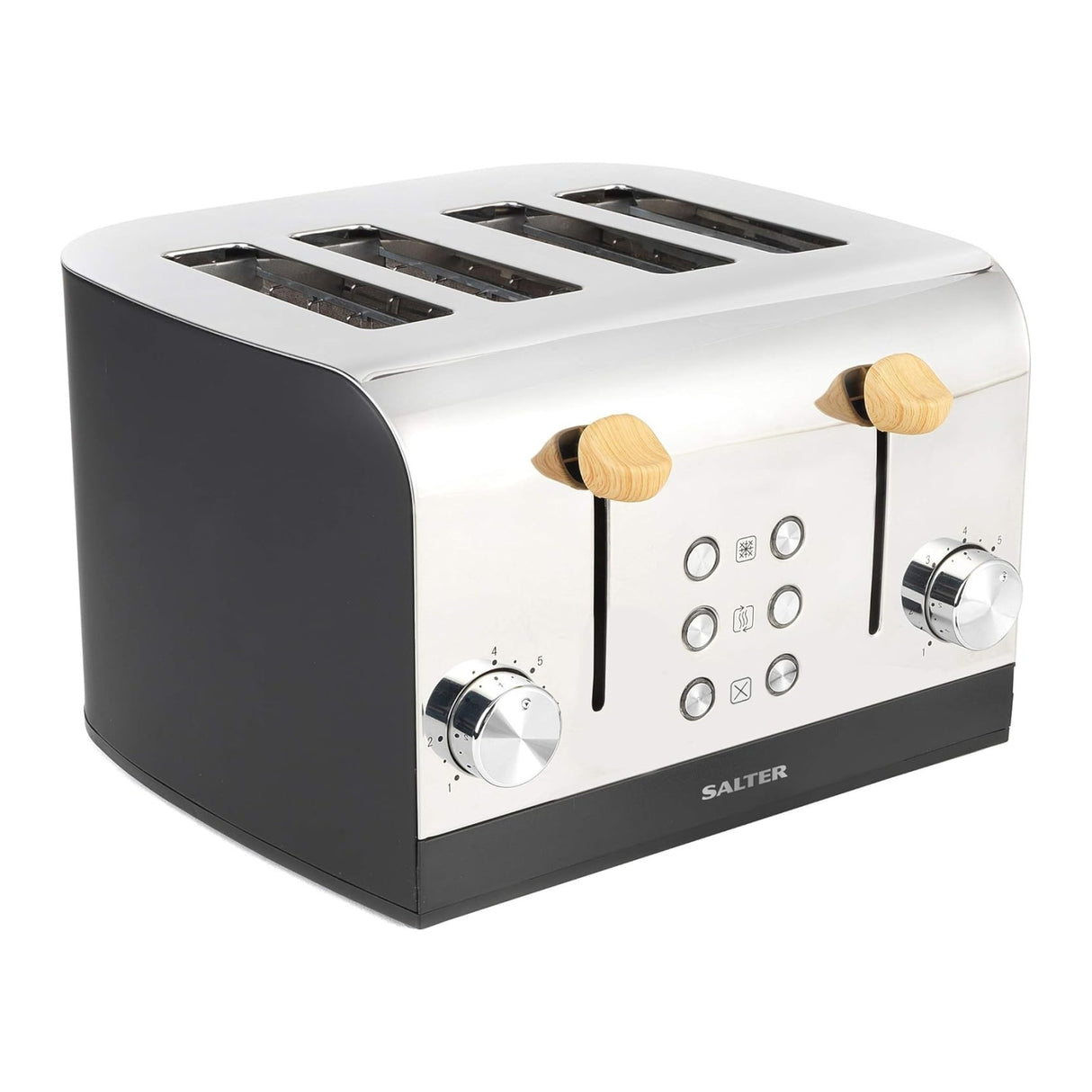Salter EK3619BLACK Skandi 4 Slice Toaster - TOASTERS - Beattys of Loughrea