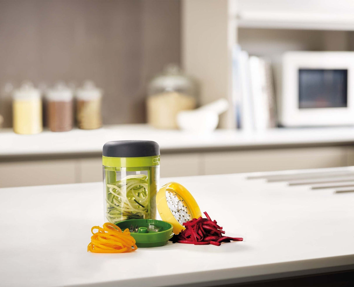 Joseph Joseph Spiro™ Green Hand - held Spiralizer - KITCHEN HAND TOOLS - Beattys of Loughrea