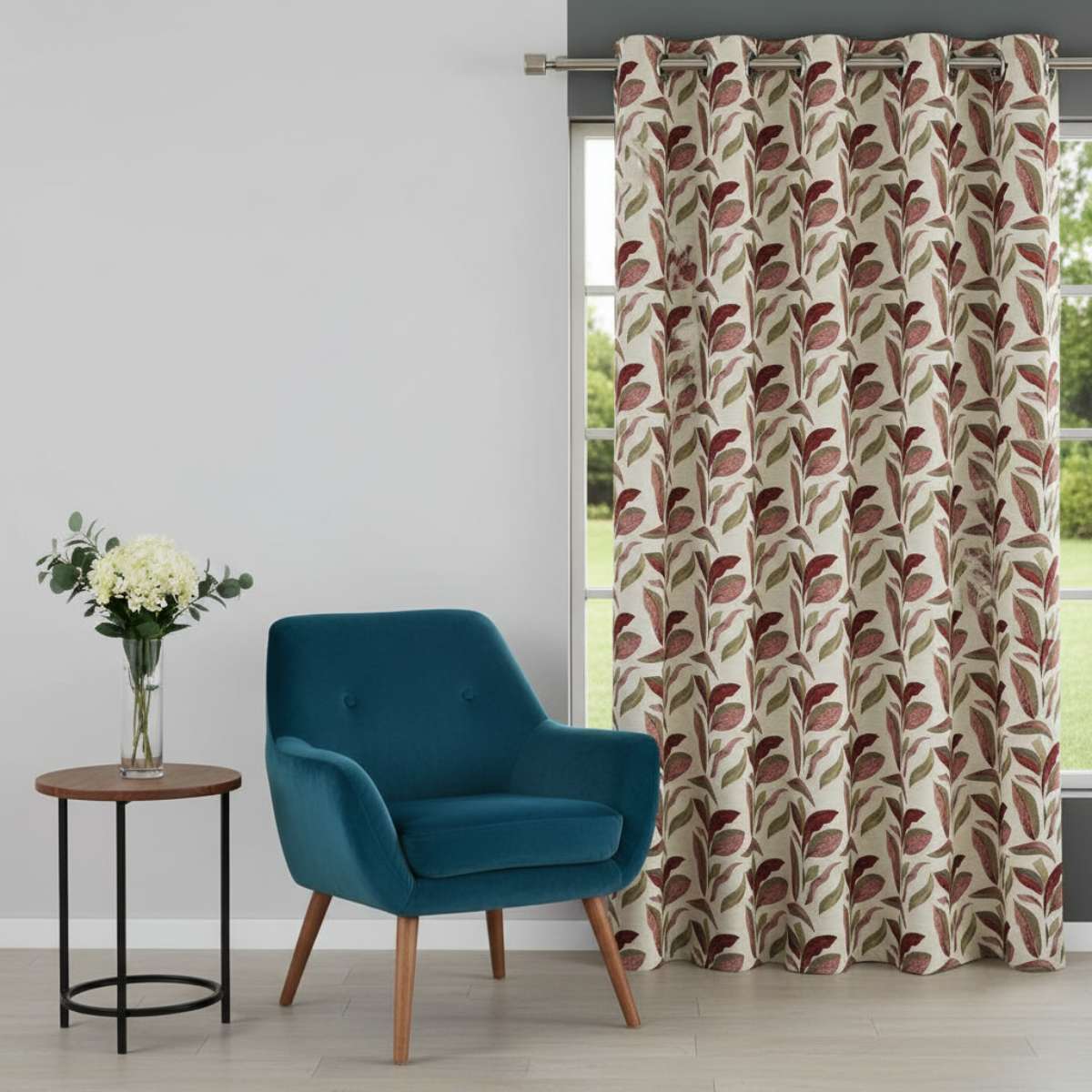 Madrid Rust Eyelet Curtains – E.A. Designs (90" x 90")