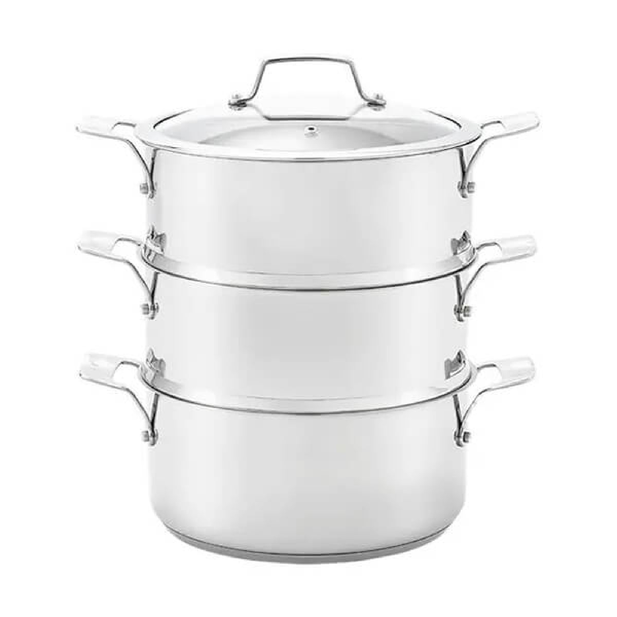 Stellar Steamers 16cm 3 Tier Stainless Steel Steamer Set