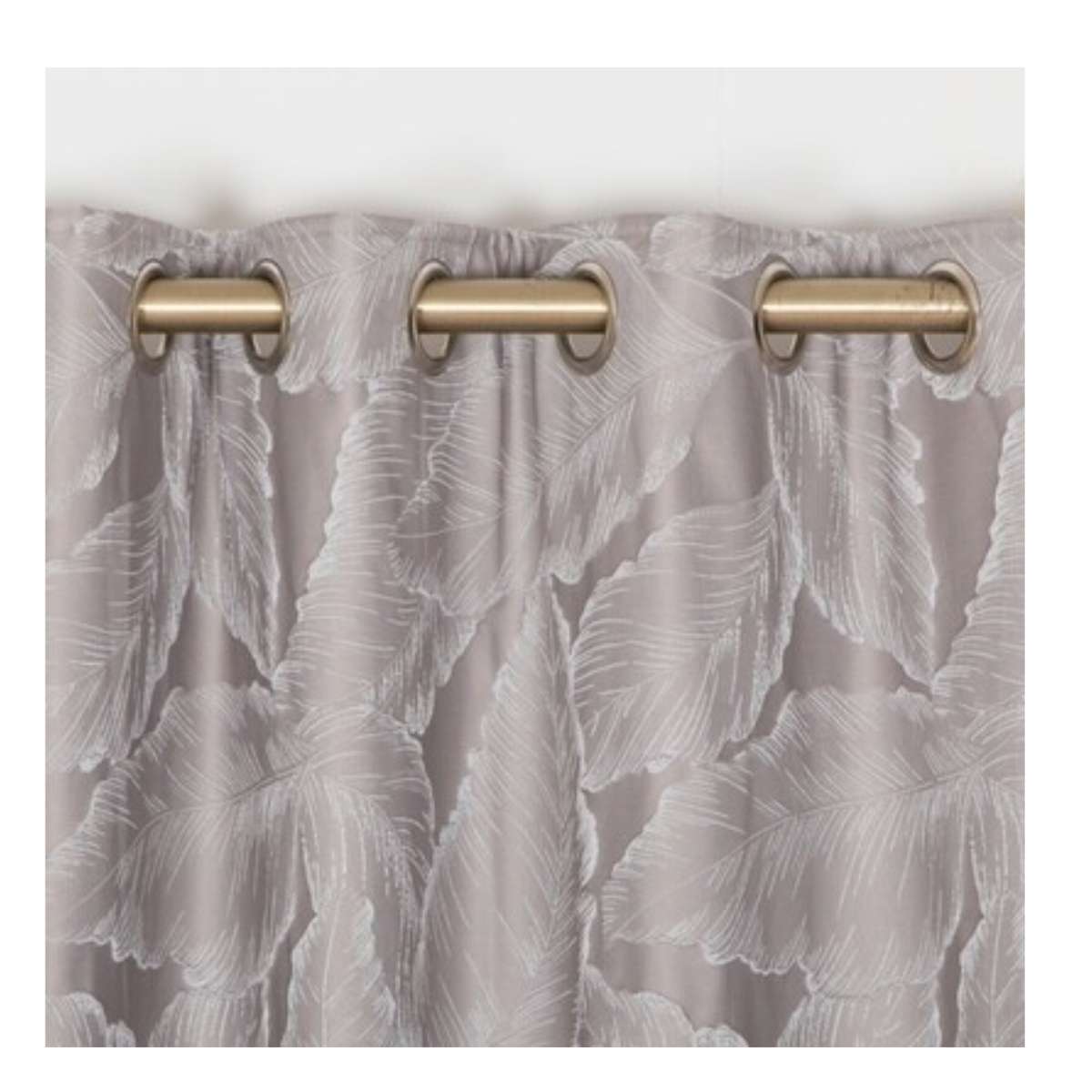 Alsace Silver Eyelet Curtains – E.A. Designs (90" x 90") - CURTAINS - READY MADE - Beattys of Loughrea