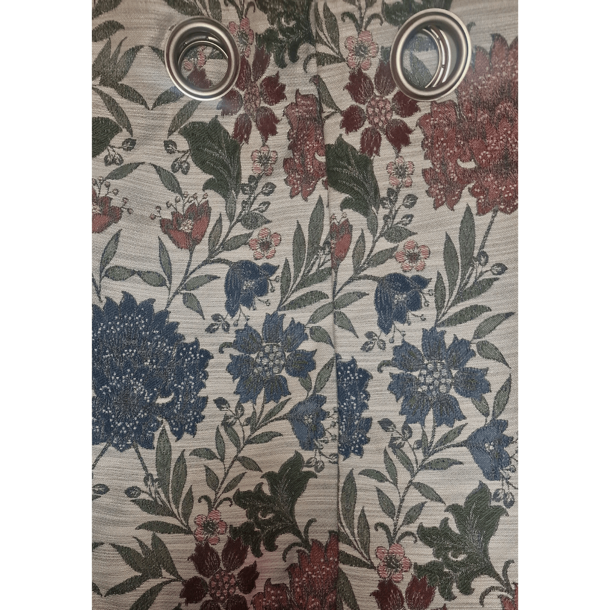 Osborne Chintz Eyelet Curtains – 90 × 90 (229 × 229 cm) - CURTAINS - READY MADE - Beattys of Loughrea