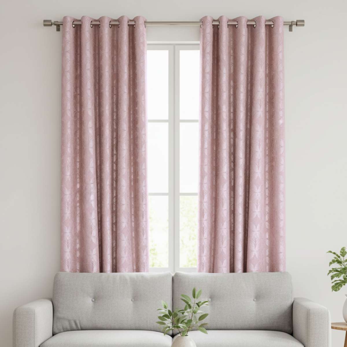 EA Delaney Brittany Interlined Eyelet Curtains – Blossom (90" x 90") - CURTAINS - READY MADE - Beattys of Loughrea