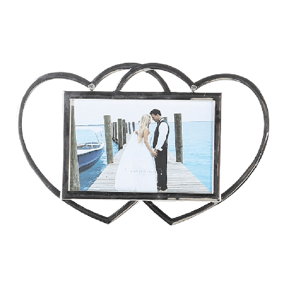 Love Memories Hearts 4x6 Photo Frame - PHOTO FRAMES - PLATED, GILT, STONE - Beattys of Loughrea