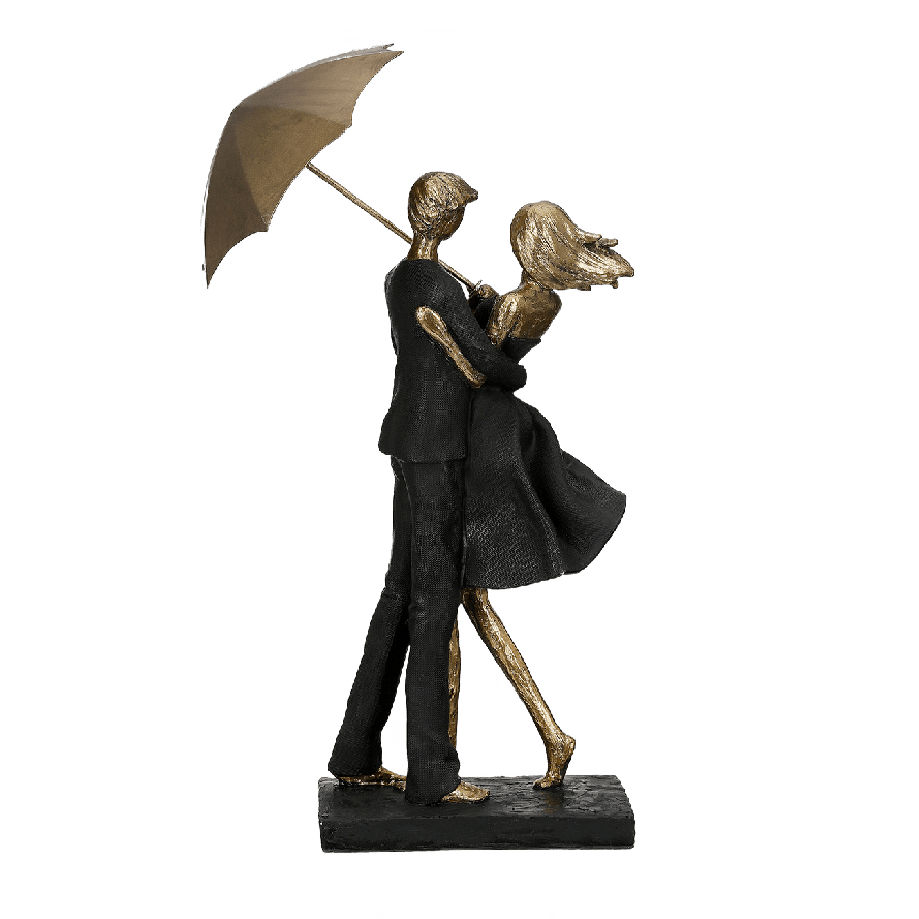 Couple Dancing in the Rain Figure 36.5cm - ORNAMENTS - Beattys of Loughrea