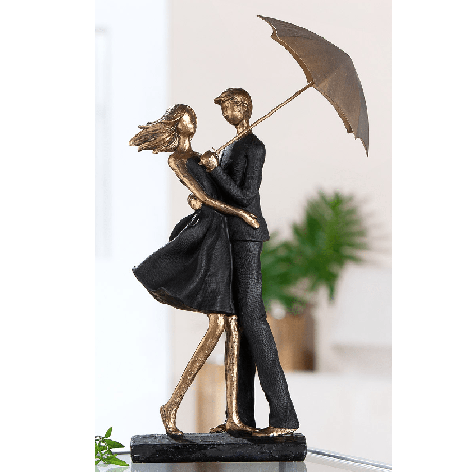 Couple Dancing in the Rain Figure 36.5cm - ORNAMENTS - Beattys of Loughrea