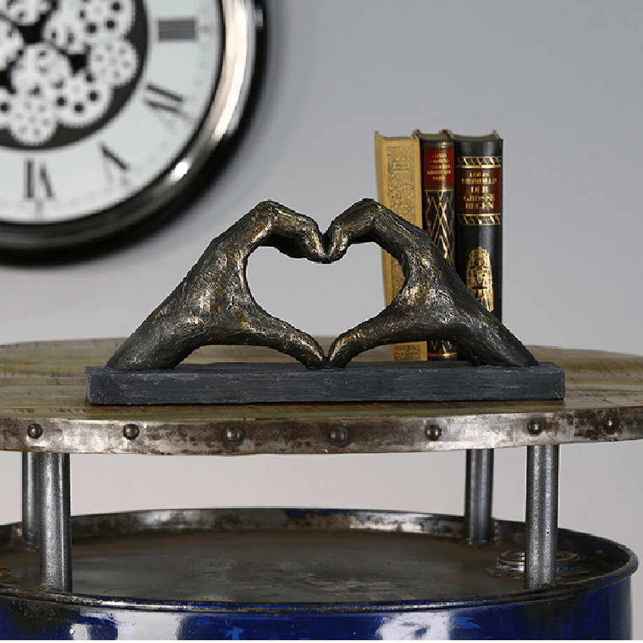 Heart and Hands Sculpture 36 x 15cm - ORNAMENTS - Beattys of Loughrea