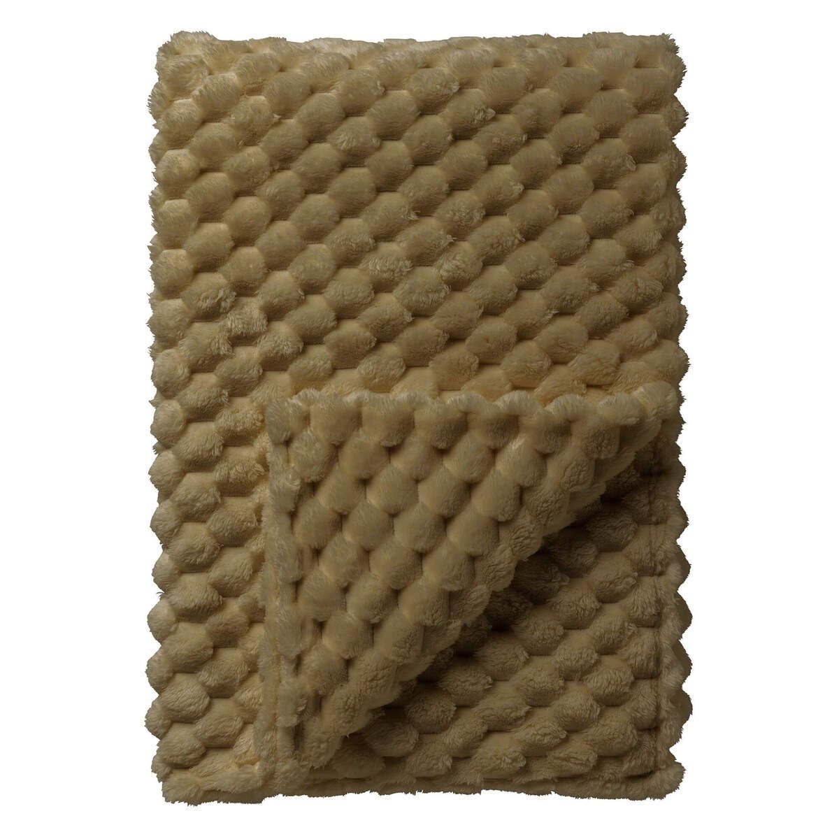 VIVIAN Fleece Throw 150 x 200cm - Military Olive - THROWS/BLANKETS - Beattys of Loughrea