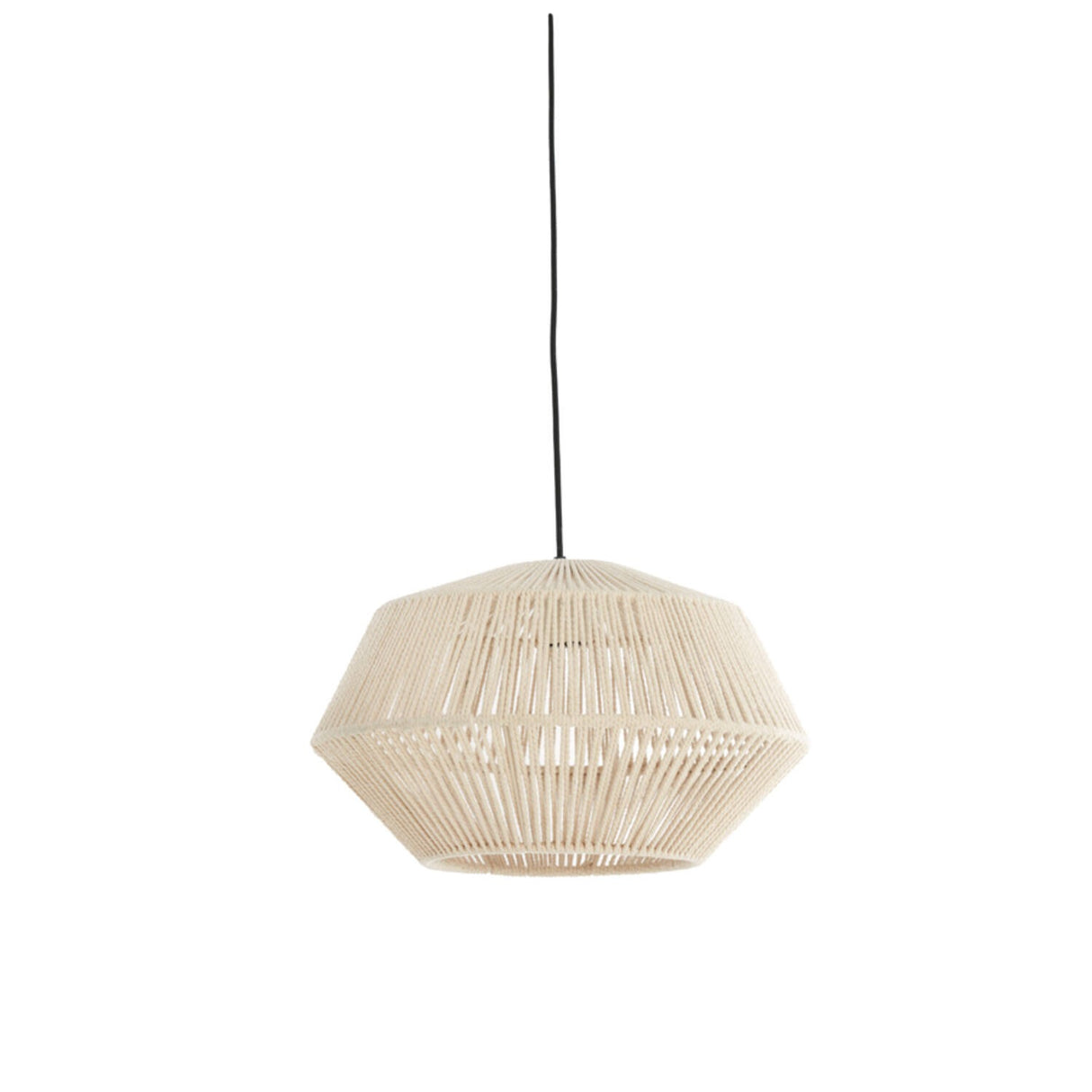 Hanging Pendant 40 x 24cm DEYA Cream - CEILING LIGHTS - Beattys of Loughrea