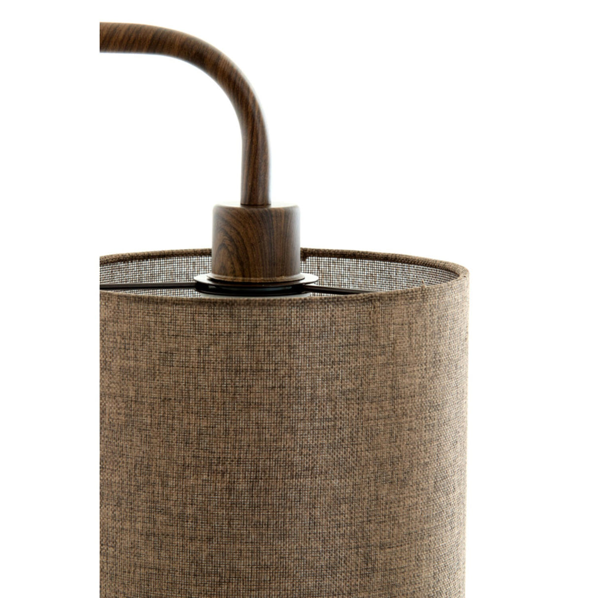 Floor Lamp 33.5 x 28 x 155cm DONIO Wood Print Dark Brown - STANDARD/FLOOR LAMPS - Beattys of Loughrea